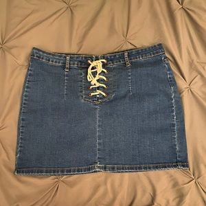 Size 8 Cotton On Denim “The Classic Mini Skirt”